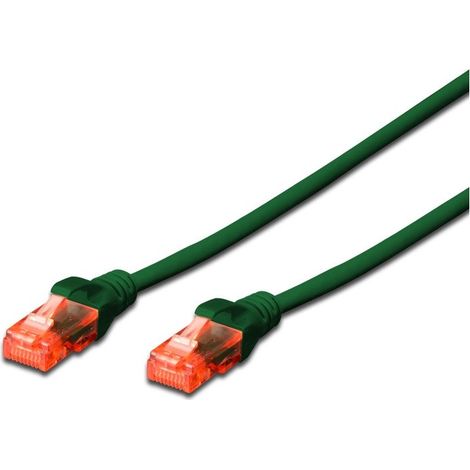 Ewent EW-6U-005 cavo di rete Verde 0,5 m Cat6 U/UTP (UTP)