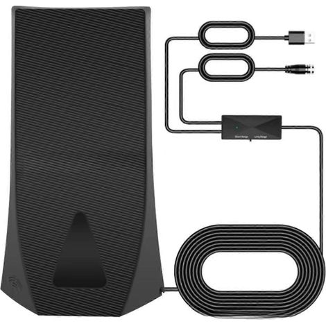 Antenne TV intérieure et extérieure, antenne TV numérique HD DVB-T2 (1/5)