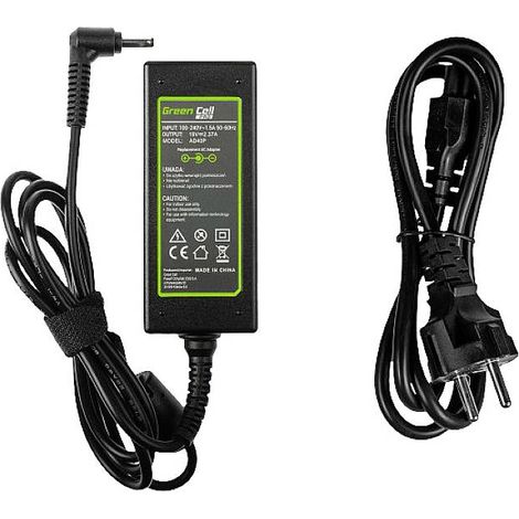 Green Cell AD40P Alimentation PC portable 45 W 19 V 2.37 A Adapté aux marques: Asus S846622 (1/5)