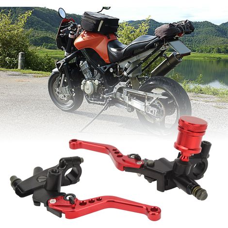 7/8" 22mm Offroad-Motorrad-Lenker-Kupplungs- und Bremszylinderhebel mit sechs einstellbaren Positionen und einem Kolbendurchmesser von 12,7mm (Ein Paar, links und rechts) (1/5)