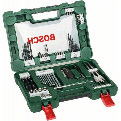 Bosch Accessories 2607017191 V-Line 68teilig Bohrer- und Bit-Sortiment Metall, Stein, Beton, Holz, M