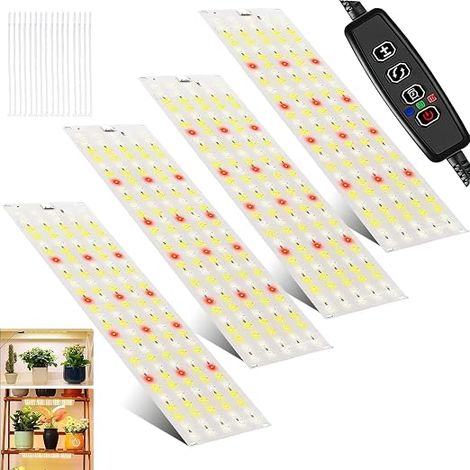 Luci per piante a spettro completo con timer e luminosità per piante da interno (1/3)