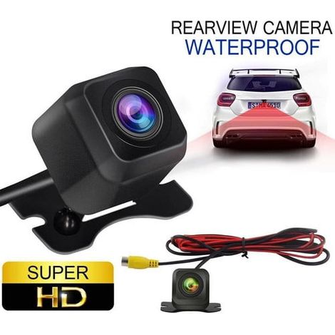 Camera De Recul - 170° Angle Large - Vision Nocturne HD - Étanchéité IP68 - Pour Voitures Camionnettes SUV Camping-cars Fourgons - Noir (1/5)