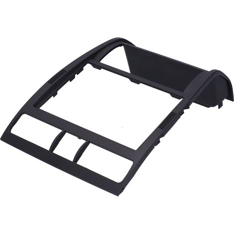 Kit Garniture Cadre Écran Autoradio Décor Intérieur Compatible Seat Leon/Toledo 1M, Panneau Plastique, Finition Noir, Accessoire Habitacle (1/5)