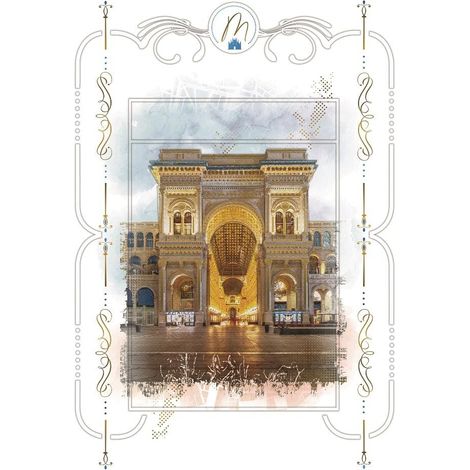 Karte 12x18cm + Umschlag Galeria Milano