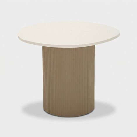 Table d’appoint Frankfurt effet marbre design épuré moderne (1/5)