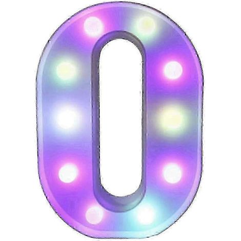 Lettres lumineuses LED colorées avec télécommande, initiales lumineuses pour bar et fête, décoration pour la maison - 25-26 pouces (1/5)