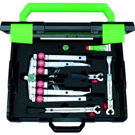 Set di estrattori KUKKO con regolazione rapida e 3 tipi di ganasce, versatilità totale. (1/5)