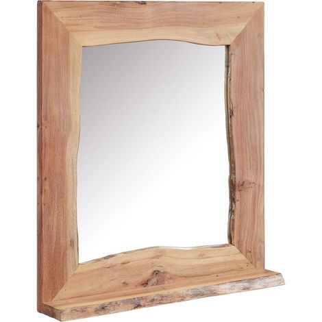 specchio in legno di Acacia 70x12x78 Acacia naturale laccato PURE ACACIA 613 (1/3)
