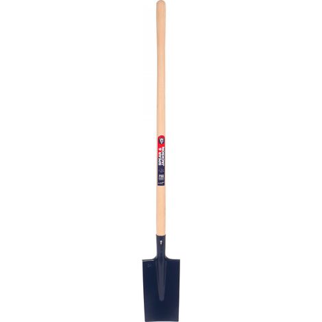 Bêche dame 24 cm – Manche en frêne certifié PEFC – Outil léger pour plantations d'arbres et arbustes – Tête petite pour confort