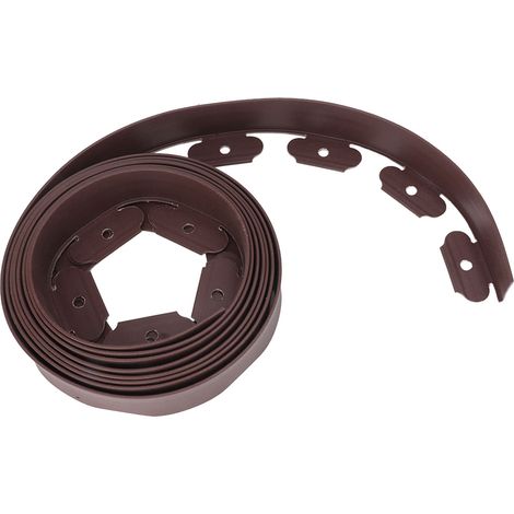 Kit de bordure de jardin comprenant 15 piquets en PE pour l'aménagement paysager, les parterres de fleurs et les pelouses. (1/5)