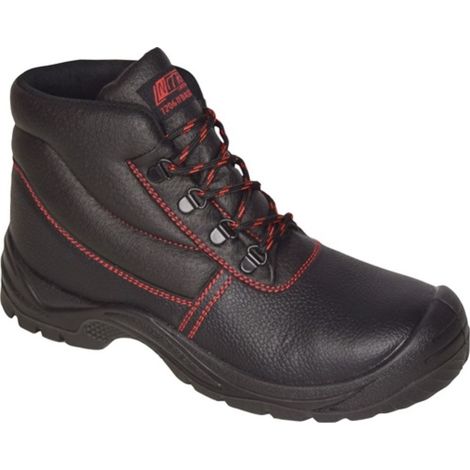Bota  de  seguridad  BASIC  STEP  MID  Talla  44  negro  S3  SRC  EN20345  Piel  plena  flor  NITRAS (1/3)