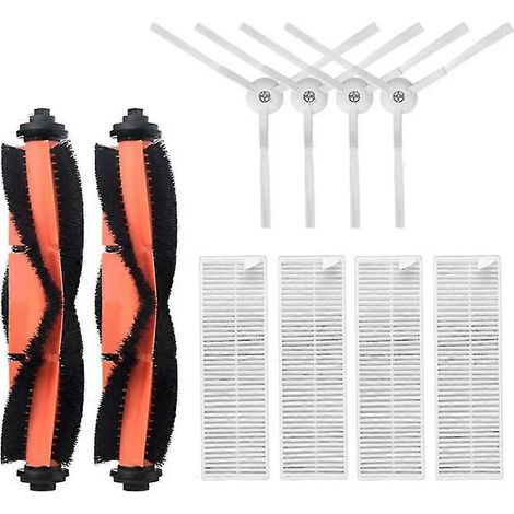 S'applique à la nouvelle brosse principale, au filtre HEPA, à la brosse latérale et aux chiffons de nettoyage pour l'aspirateur robot-laveur Mi G1 Mjstg1 - Pièces essentielles ( ) (1/5)
