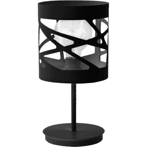 Lampada da tavolo moderna nera Modulo Frez Sigma E27