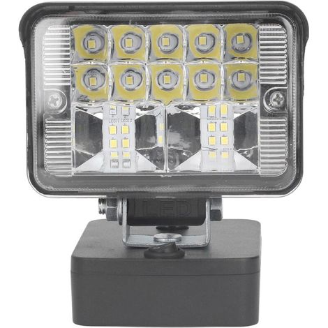 Jeffergarden Lampe de travail LED 11 à 15W 1000 1200LM, lampe sans fil pour Einhell Power X Change Series, batterie au Lithium 18V (1/5)