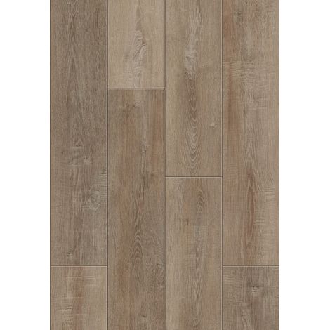 Mexen Windsor échantillon de panneaux vinyles 1240 x 182 mm SPC 6,5 mm, sous-couche IXPE 1,5 mm, 4 V-Fuge, Chêne - F1016-S (1/5)