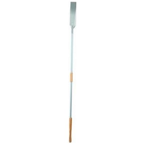 Pala per brace di acciaio inox con manico 8x35 cm pizze pane forno cucina (1/2)