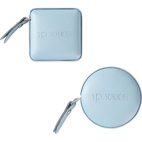 2 Pièces, Ruban à Mesurer Corps, Mètre Ruban Rétractable Double Face Souple 150cm pour Couture Taille du Corps Tour de Poitrine Tour de Tête Mesure de Longueur. (bleu) (1/5)