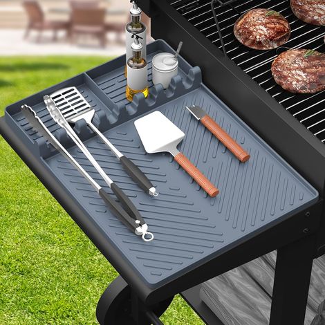 Filiyano-Tapis en silicone pour ustensiles de barbecue Blackstone, tapis de rangement latéral pour accessoires de barbecue, tapis de cuisson pour (1/5)