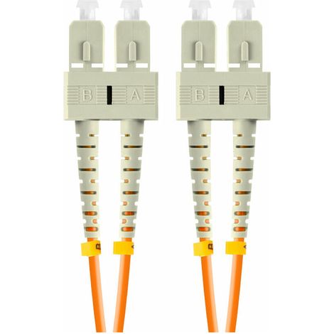 Lanberg MM SC/UPC-SC/UPC Duplex 3,0 mm OM2 50/125 LSZH 2 m oranges Glasfaser-Patchkabel