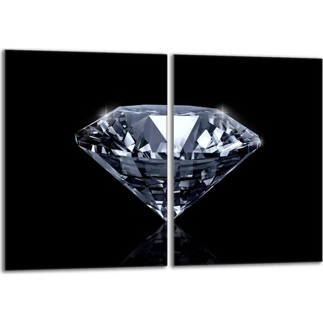Glasschutzplatte für den Herd 2x40x52 Diamond (1/5)