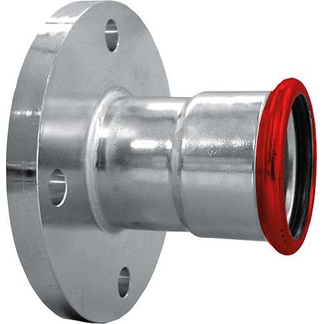 Raccord a sertir acier C contour M bride de transition PN10/16 42 mm