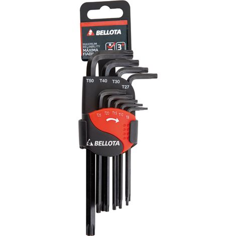 CHIAVI TORX IN SERIE (T9-T50) 9 pezzi  - BELLOTA