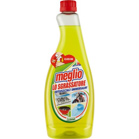 Meglio Lo Sgrassatore Lemon – Universeller Entfetter für Zuhause und Arbeit, 750 ml