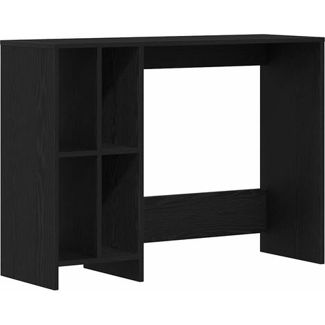 Maison Exclusive - Schreibtisch mit Regal Schwarz Eichen-Optik 10