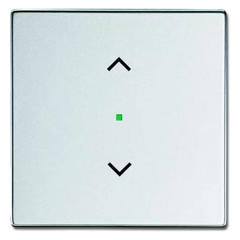 Busch-Jaeger Wippe 1-f Symbol Jalousie alusilber 6232-10-83 (1/2)