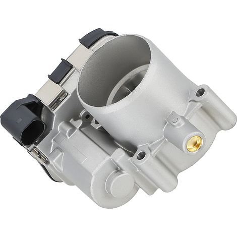 Cuerpo de aceleración, aleación de aluminio, 6,5 x 5,5 x 4 pulgadas, compatible con Skoda Superb 3, Skoda Yeti, flujo de aire mejorado (1/5)