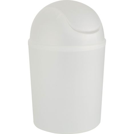 Papelera con tapa Arktis blanco (1/2)