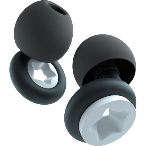 Tappi auricolari antirumore NRR 33 dB, realizzati in morbido silicone, per la riduzione del rumore durante il sonno, concerti, motociclismo, viaggi e per persone sensibili al rumore, 2 gommini auricol