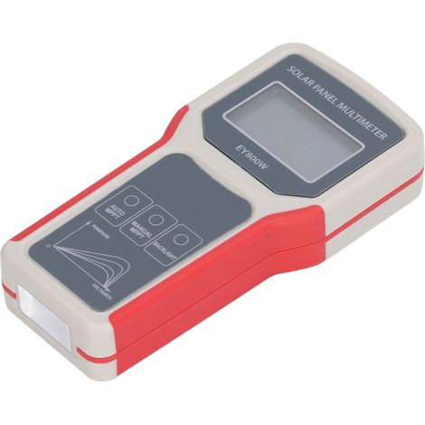 MPPT-Solarpanel-Tester mit HD-LCD-Bildschirm, Photovoltaik-Multimeter für automatische und manuelle Tests, Solarpanel-Leistungsmesser. (1/5)