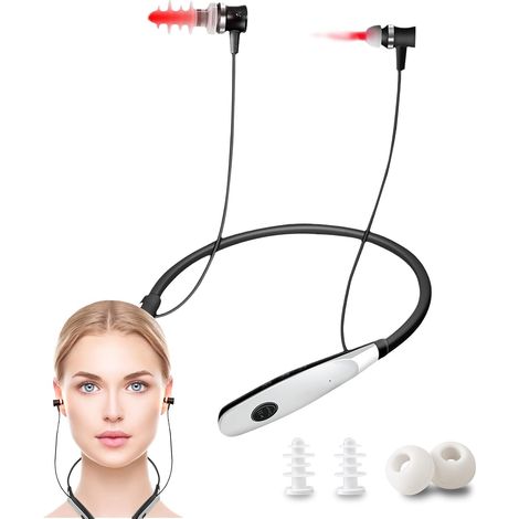 Appareil de luminothérapie verte pour le nez et les oreilles, kit de thérapie laser portable 2 en 1, thérapie infrarouge, bouchons d'oreille pour acouphènes, soulagement des douleurs liées aux bourdon (1/5)