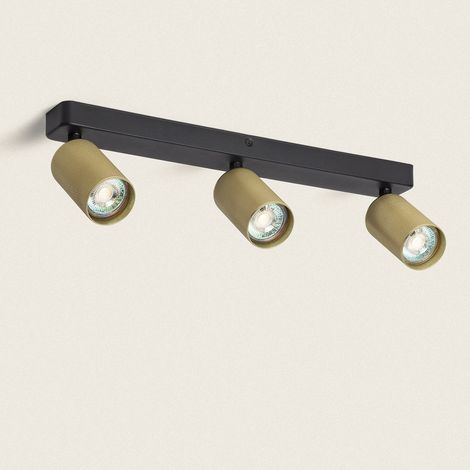 Deckenleuchte Aluminium Breixo 3 Spots Gold