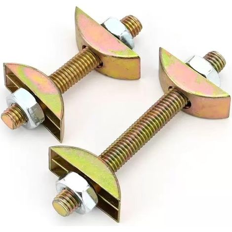 Kit de vis d'angle, robustes pour l'assemblage meubles avec écrous  Convient le montage cadres lit, (1/5)