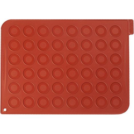 Silikomart macarons tappeto silicone 24 cavità, cm 30x40x1.5 ø mm 4 qualità professionale