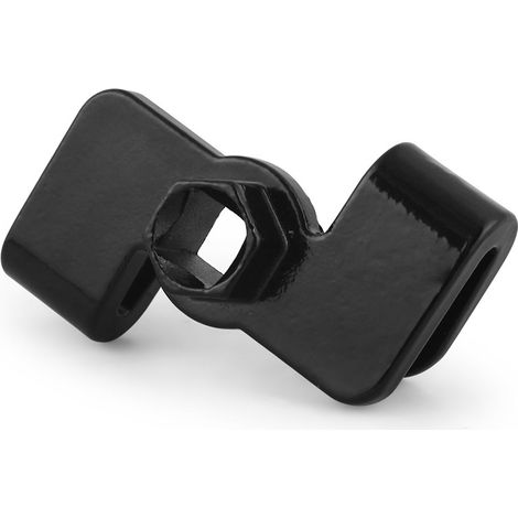 Adaptador extensor de llave universal 49403, accionamiento hexagonal de 1/2 pulgada o 21 mm, cuerpo forjado con tratamiento térmico, extensible, negro. (1/4)