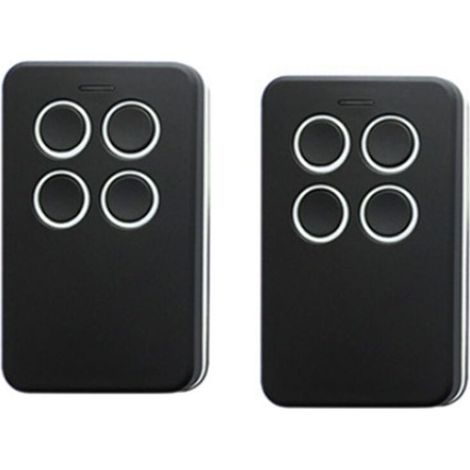 2 Télécommandes Universelles Multifréquences Portail Garage 280-868 MHz Codes Fixes et Parties Code Tournant (1/4)