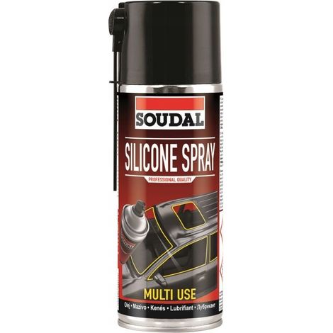 Spray lubrificante al silicone Soudal 400 ml (1/2)