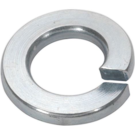 Sealey SWM6 Zinc Plated Spring Washer M6, DIN 127B - Pack of 100
