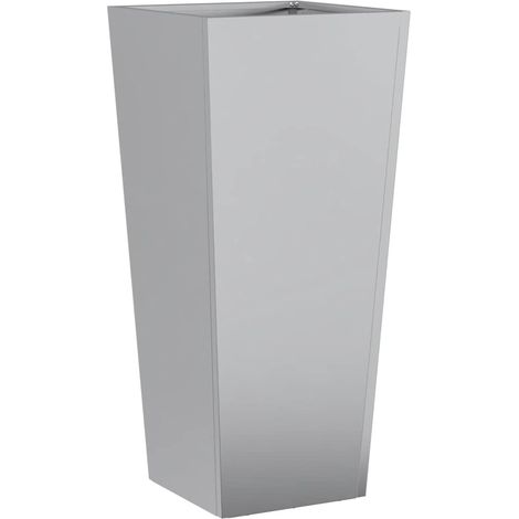 Maison Exclusive - Jardinera de acero inoxidable 35x35x75 cm