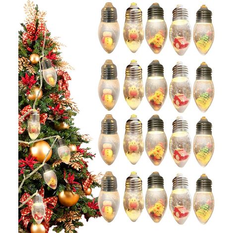 Luces navideñas LED a pilas - Decoración navideña vintage (1/5)