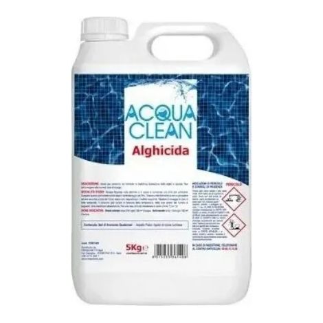 Algicide liquide Acqua Clean pour piscines paquet de 5kg