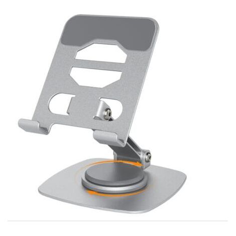 Base Stable Support Telephone Voiture, Réglable en Hauteur Support Tablette, Rotation Libre à 360° Support Telephone Bureau,Universel pour Tous Les Téléphones et Tablettes Phone Holder (1/5)