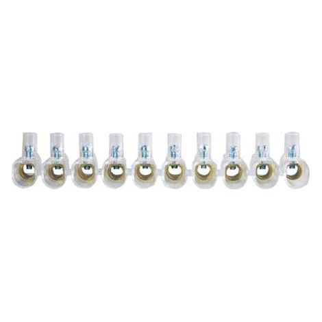 Bornier de raccordement RS PRO, 10 pôles , 22mm, A visser, 76A ( Prix pour Paquet de 6 )