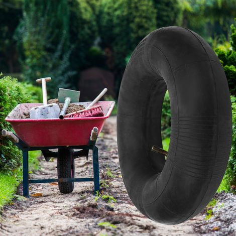 Chambre à air de rechange en caoutchouc pour roue de pneu, valve coudée, compatible avec chariot à outils 10/3.50-5 (1/5)
