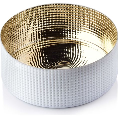 Ciotola decorativa SERENITE WHITE, diametro: 22,5 x H: 10 cm
