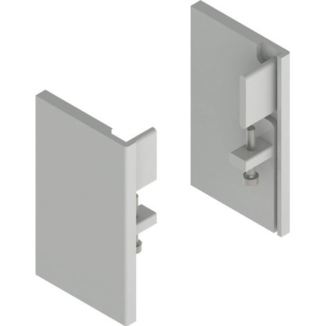 HELM 150 Abdeckkappe D Deckenmontage links RAL 7035 lichtgrau (1/3)